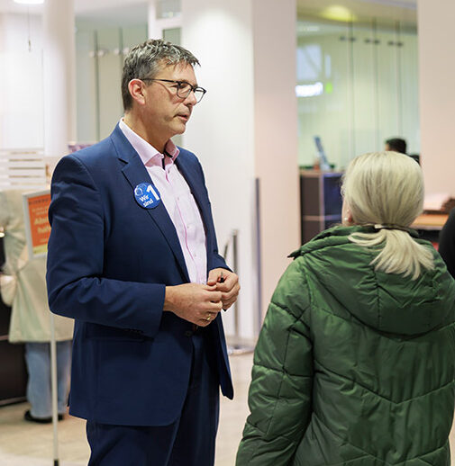 Erster Tag in der Filiale Herstallstraße ...