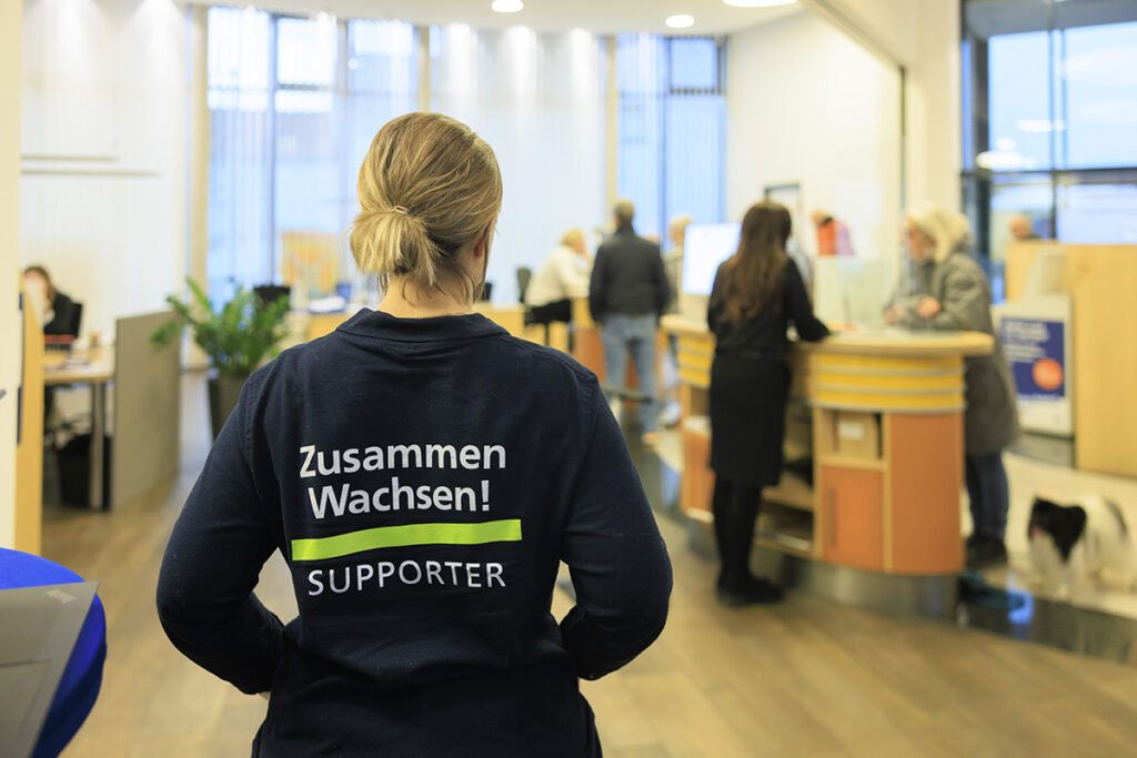 ... es war ganz schön was los. Die Kolleginnen und Kollegen vor Ort wurden von einem Supporter-Team unterstützt.